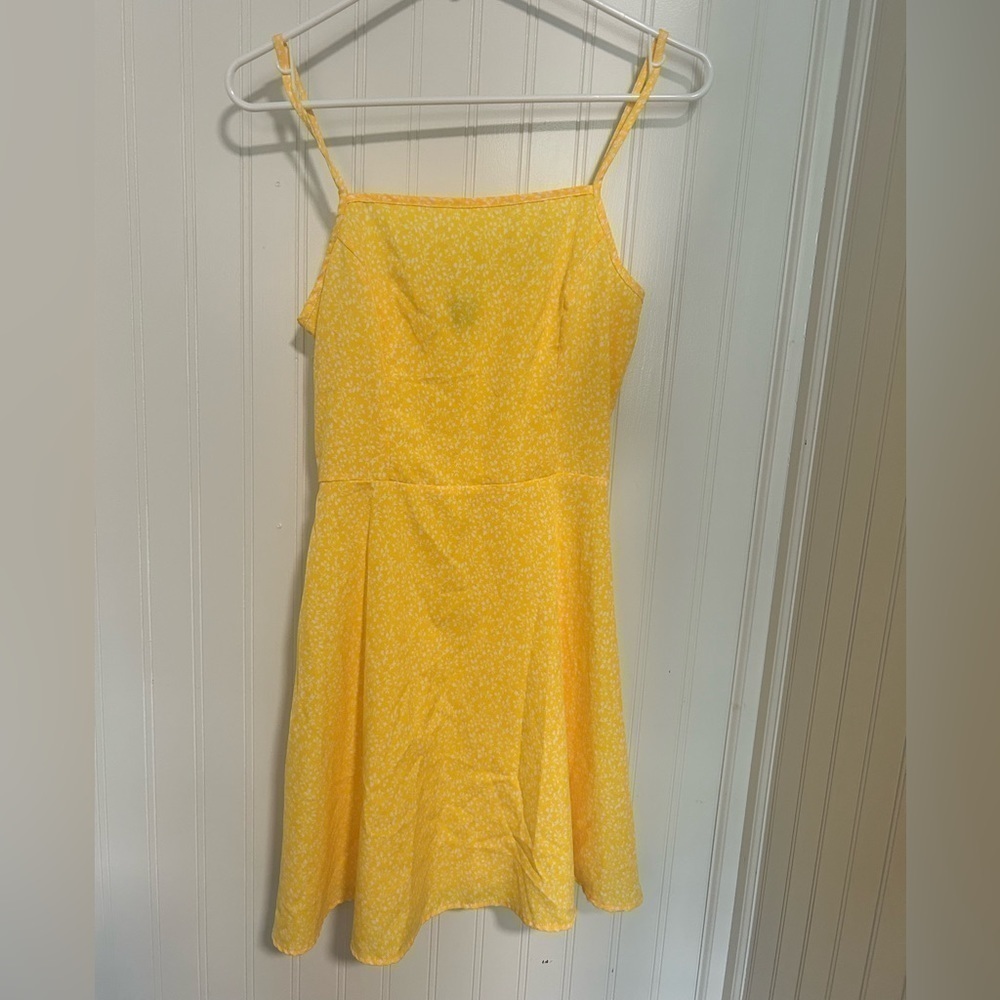 FREE WITH PURCHASE SHEIN yellow dress medium